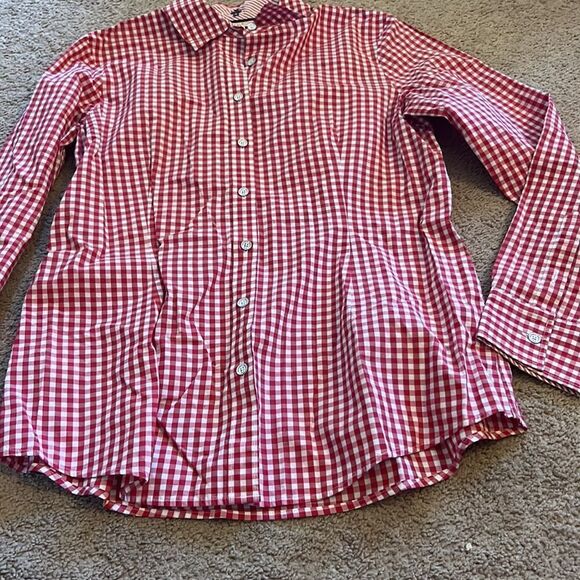 Brooks brothers plaid blouse 6 - Picture 4 of 6